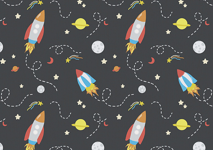 Space Explorer, Stellar - Twist&Fit Roller Blind - Image 6